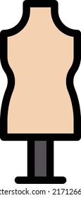 Ilustración vectorial de prendas de vestir en un fondo transparente.Símbolos de calidad superior.Icono vectorial de trazo para el diseño de conceptos y gráficos.