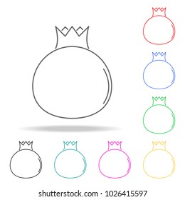 garnet icon. Element fruits multi colored icons for mobile concept and web apps. Thin line icon for website design and development, app development. Premium iconfruits on white background