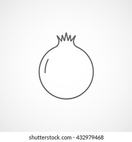 Garnet Icon On White Background