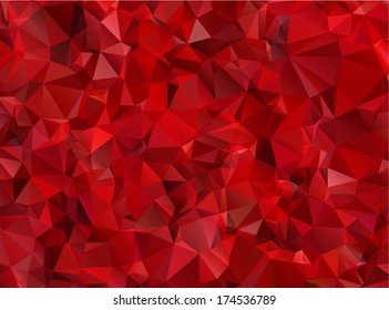 Garnet red abstract background polygon