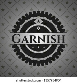 Garnish dark icon or emblem