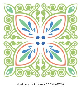 Garnished artistic design, ancient style shape, decorative element