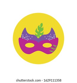 Garota from brazil design, Brazilian carnival culture tourism travel south latin america country and traditional theme Vector illustration