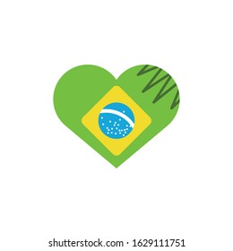 Garota from brazil design, Brazilian carnival culture tourism travel south latin america country and traditional theme Vector illustration