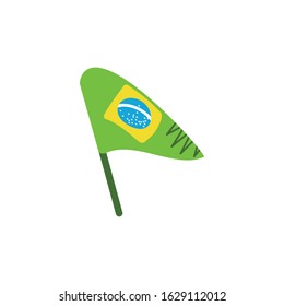 Garota from brazil design, Brazilian carnival culture tourism travel south latin america country and traditional theme Vector illustration