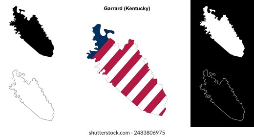 Mapa de Garrard County (Kentucky)