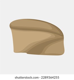 garrison cap icon vector, military cap illustration