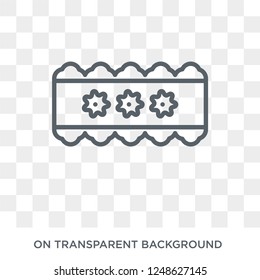 Garter icon. Garter design concept from Wedding and love collection. Simple element vector illustration on transparent background.