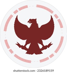 Garuda bird logo, symbol of Indonesia