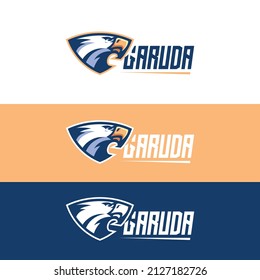 Garuda Eagle E-Sport Logo Template 