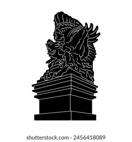 Die Garuda-Wisnu-Kencana-Statue ist eine Statue von Lord Vishnu, der auf dem Garuda-Vogel reitet.