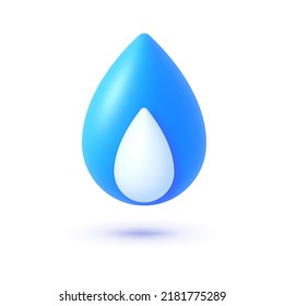 Gas 3D icon for concept design. Gas icon, great design for any purposes. Vector Icon