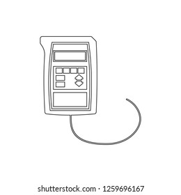 Gas analyzer icon. Element of measuring elements for mobile concept and web apps icon. Thin line icon for website design and development, app development