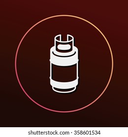 Gas barrel icon