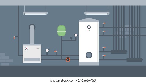 Caldera de gas - instalaciones de calefacción central