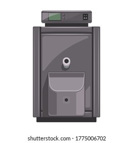 Gas boiler vector icon.Cartoon vector icon isolated on white background gas boiler.