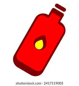 Gas bottle, cylinder or container with natural gases LNG or LPG with high pressure 