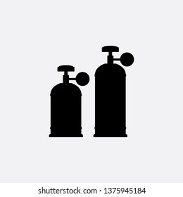 gas bottle icon vector