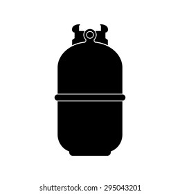 Gas bottle icon - Vector