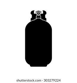 Gas bottle icon - Vector