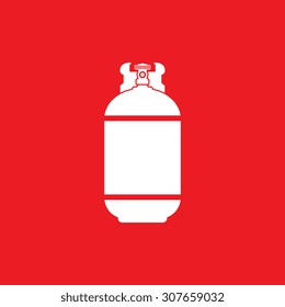 Gas bottle icon - Vector