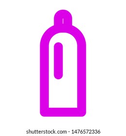 gas bottle logo is a simple logo, like a sharp in a simple pink color, suitable for various needs of your company or business logo,