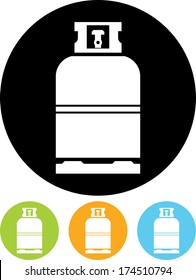 Gas Bottle Vector Icon