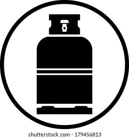 Gas Bottle Vector Icon