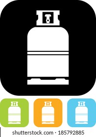 Gas Bottle Vector Icon