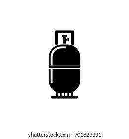 Gas bottle vector icon