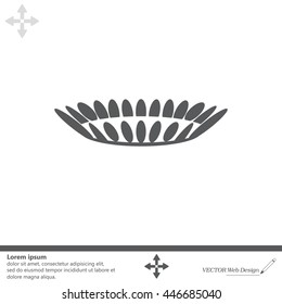 gas burner icon. vector design