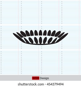 gas burner icon. vector design