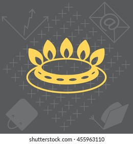 gas burner icon. vector design