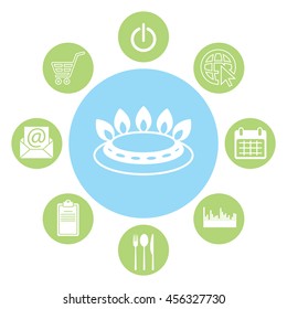 gas burner icon. vector design