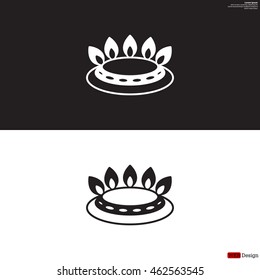 gas burner icon. vector design
