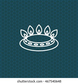 gas burner icon. vector design