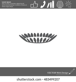 gas burner icon. vector design