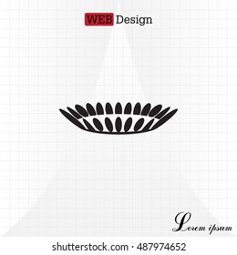 gas burner icon. vector design