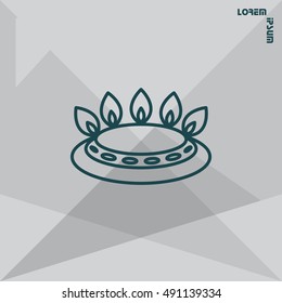 gas burner icon. vector design