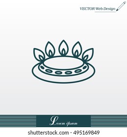 gas burner icon. vector design