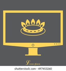gas burner icon. vector design