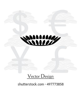 gas burner icon. vector design