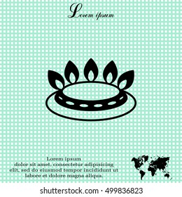 gas burner icon. vector design