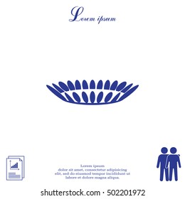 gas burner icon. vector design