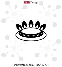 gas burner icon. vector design