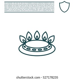 gas burner icon. vector design