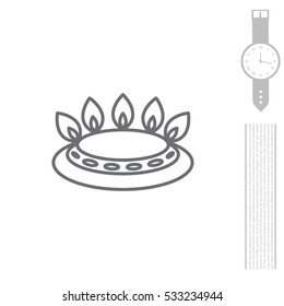 gas burner icon. vector design