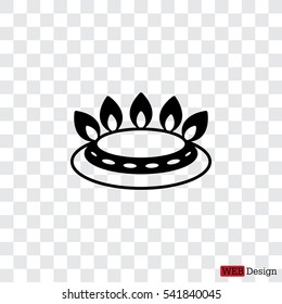 gas burner icon. vector design