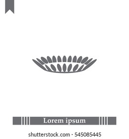 gas burner icon. vector design