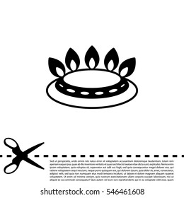 gas burner icon. vector design